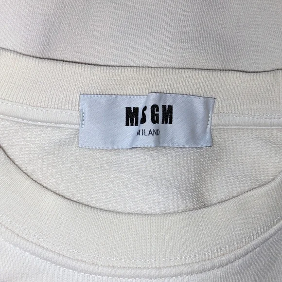 MSGM Oversized Pullover Sweatshirt